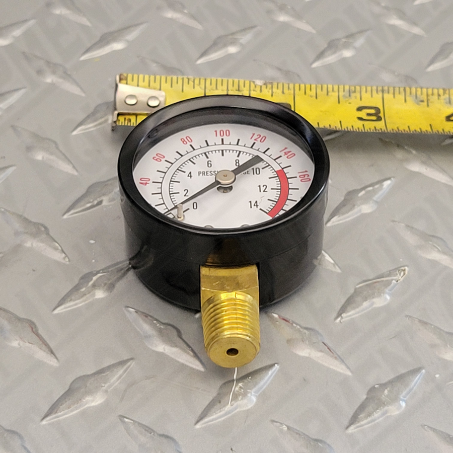 Rolair GA0250200GC  200 PSI BOTTOM MOUNT GAUGE 1/4 NPT